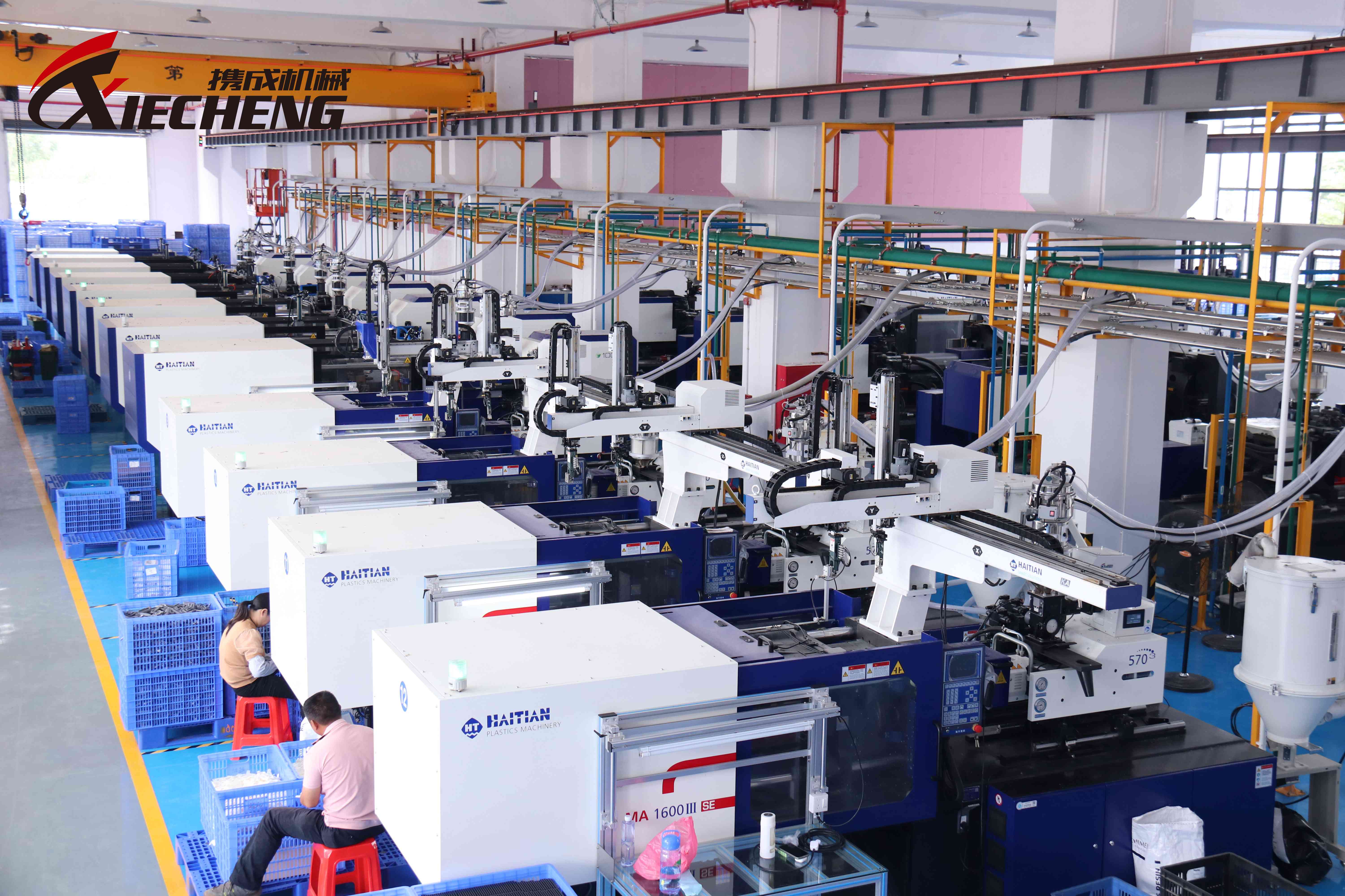 Taller de fábrica con reducción de polvo y eficiencia de producción mejorada después de la instalación del sistema XIECHENG