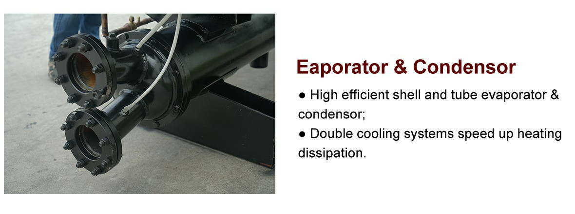 condensador evaporador de enfriadores industriales