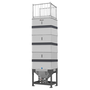 Silo cuadrado ensamblado