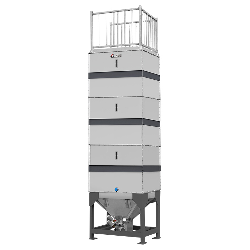 Silo cuadrado ensamblado