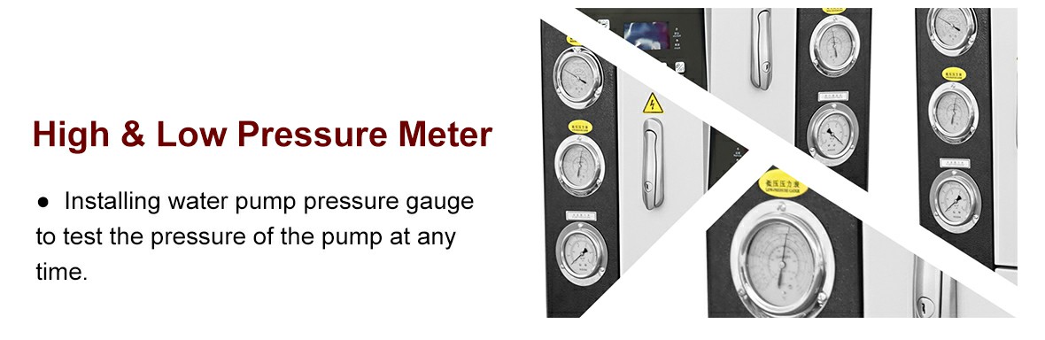 Medidor de presión del controlador de temperatura fría y caliente