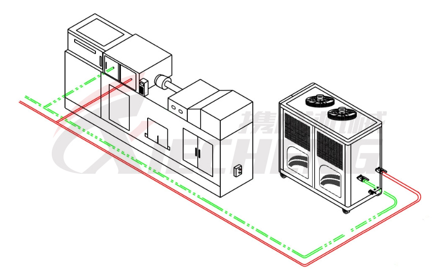 Enfriador de agua enfriado por aire