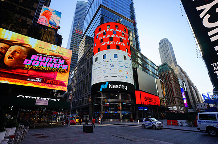 Xiecheng Machinery apareció en la pantalla Nasdaq en Times Square, Nueva York