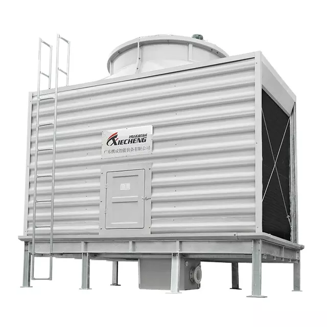 Torre de enfriamiento cuadrada de bajo ruido tipo flujo cruzado